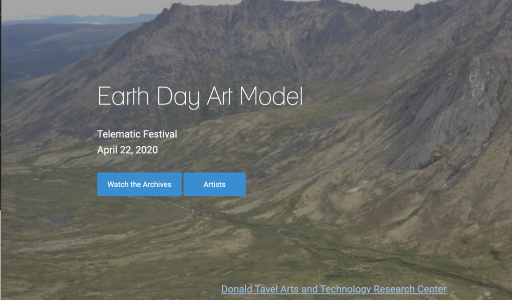 Earth Day Art Model Telematic Festival April 22, 2020